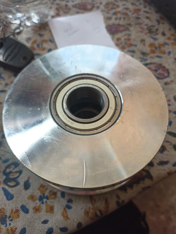 قرقره ۱۲ فولادی ۱۲۰×۵۰ میلی متر